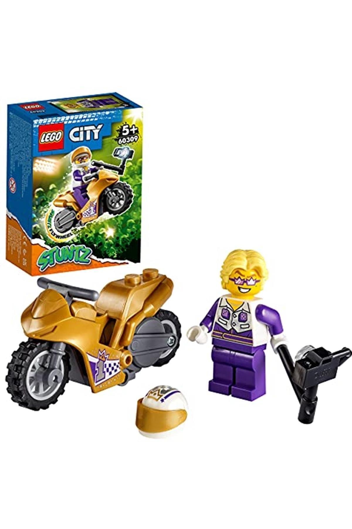 LEGO ® Motorcycle Show City with Camera 60309 - مجموعه ساخت اسباب بازی سرگرم کننده موتور سیکلت برای کودکان