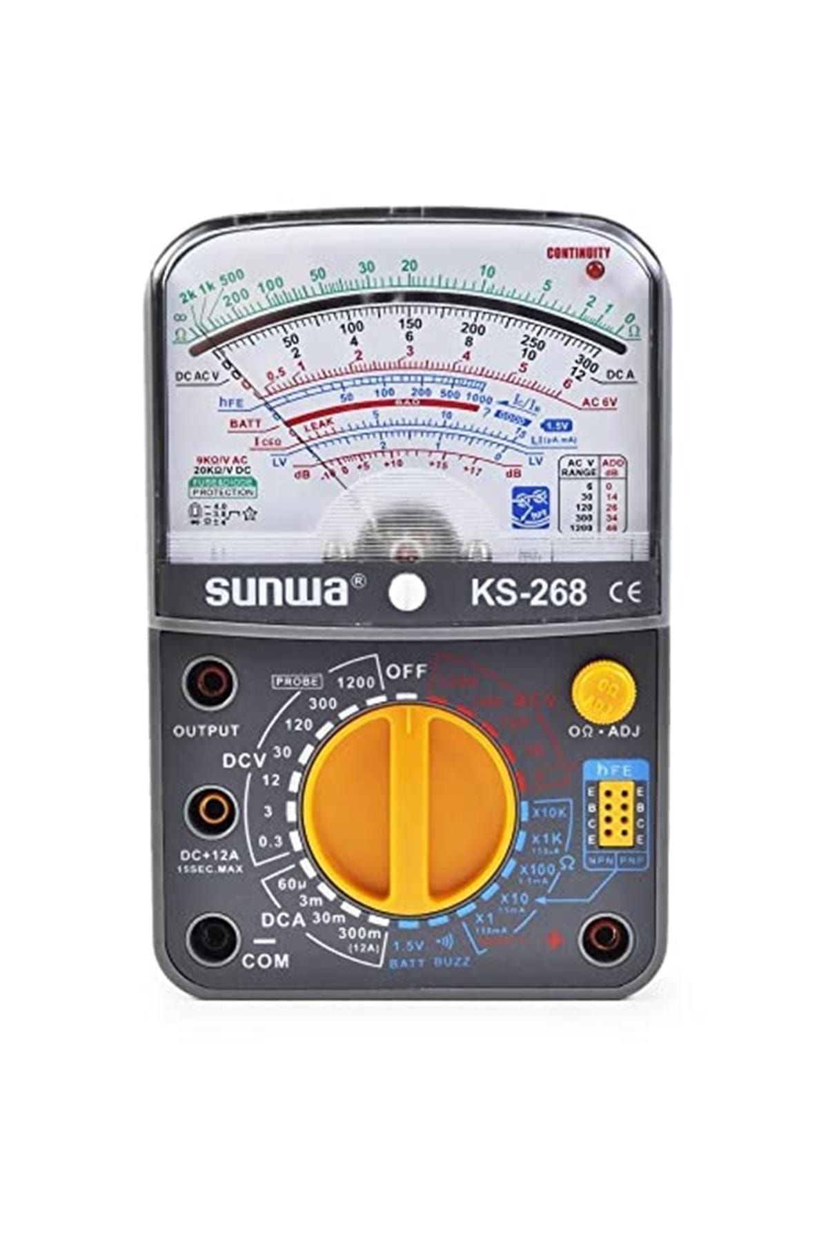Wellhise-Sunwa Ks268 Analog Multimeter Avometer Measure Tool 1