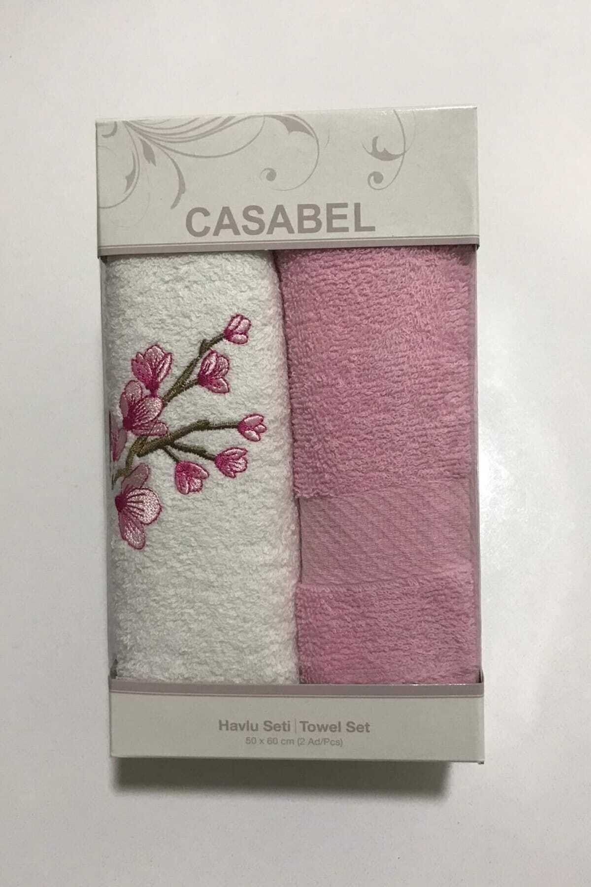 Taç-Casabel 2 Pack Towel Pink 1