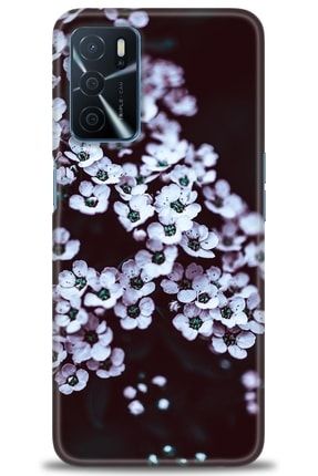 A16 Kılıf Hd Baskılı Kılıf - Beyaz Çiçek + Temperli Cam bera-orj-a16-v-231-cm