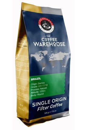 Brazil Santos 500 gr Filtre Kahve Taze Öğütülmüş BRF500