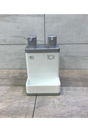 White Home 2 Li Viva Sivi Sabunluk Sungerli Beyaz Trendyol