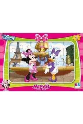 Ks Minnie Mouse Frame Puzzle 24 MİN704