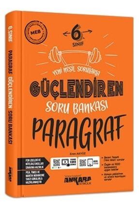 6. Sınıf Paragraf Güçlendiren Soru Bankası Ankara Yayıncılık 3n330009