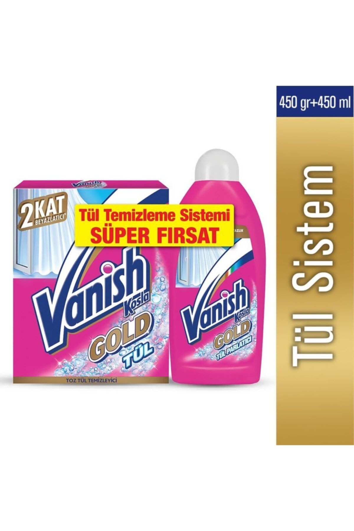 Kosla Tül Temizleyici Toz 450gr ve Parlatıcı 450ml