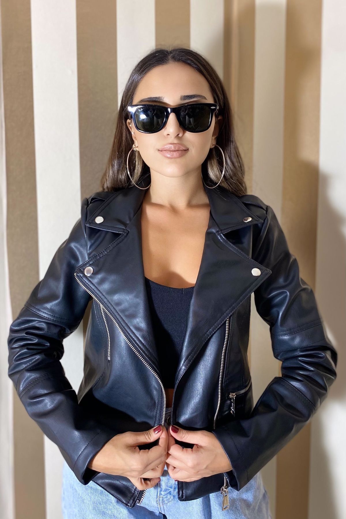 Jigsaw leather deals jacket