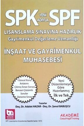 Akedemi Consulting Trainnig Spf Gayrimenkul Mevzuati Trendyol