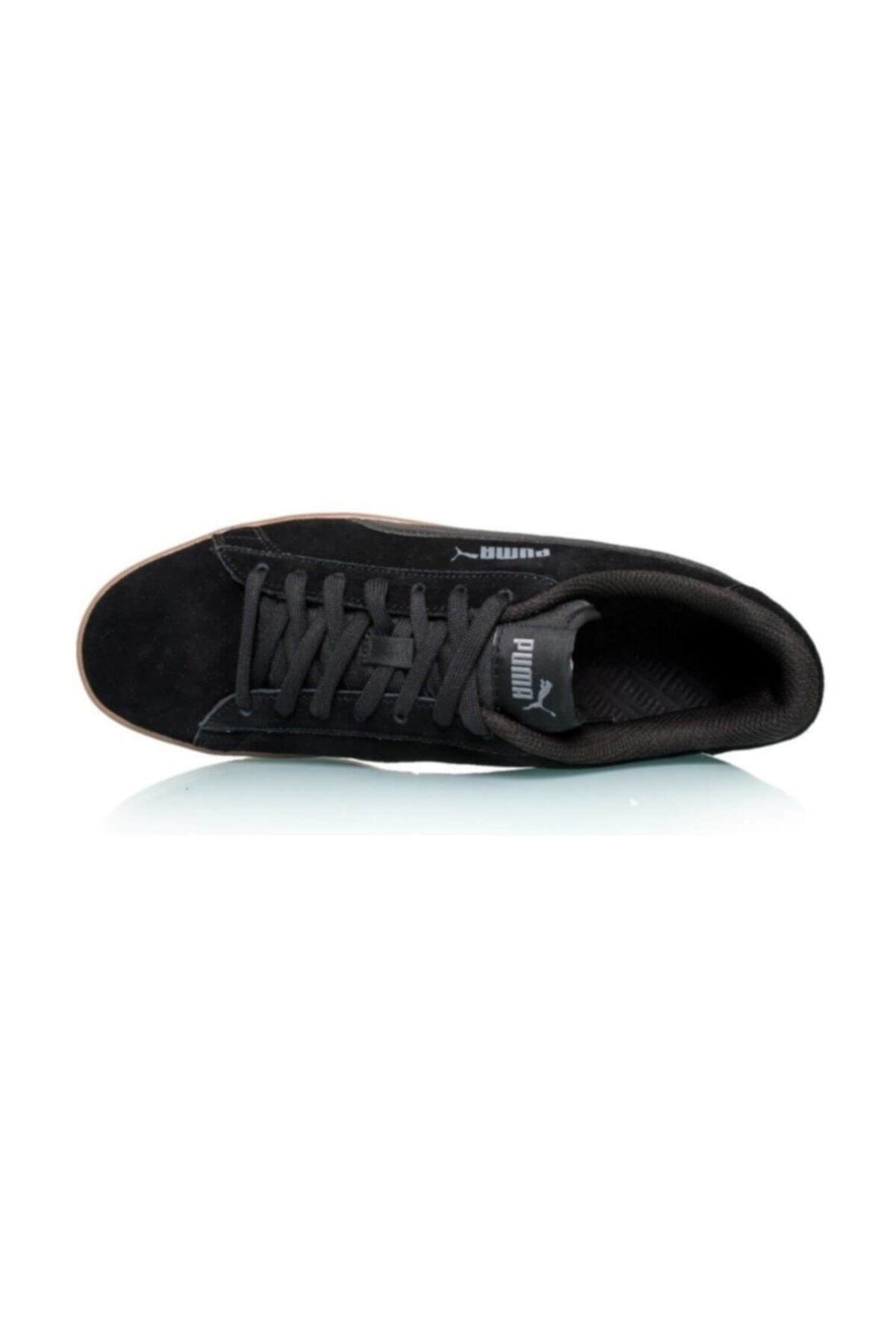 کفش Puma پوما مردانه روزمره Smash V2 364989-15 Black Nubuck اورجینال - تصویر 2
