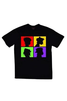 Gorillaz Baskılı T-shirt KOR-TREND571
