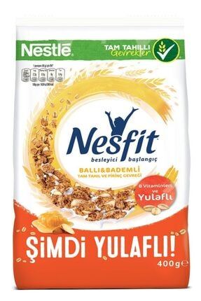 Nesfit Ballı Bademli Mısır Gevreği 400gr P47S1800