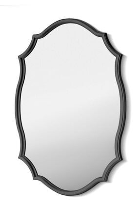 Mat Siyah Dekor Ayna 63*42 Cm MSS1206