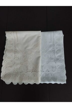 Fantastic Bej Musamba Dantel Gorunumlu Pvc Masa Ortusu Trendyol