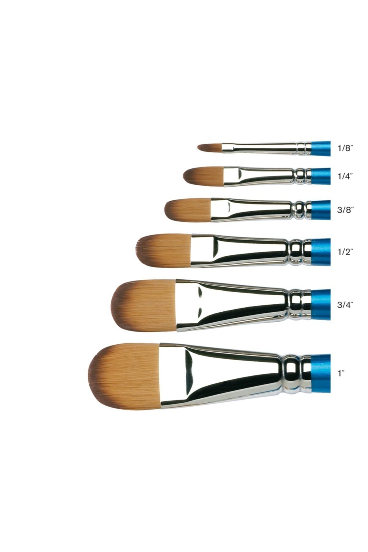 Winsor Newton-Winsor & Newton : Cotman : 668 Series Short Handle Cat Tongue Brush No : 3/4 (19 Mm) 3