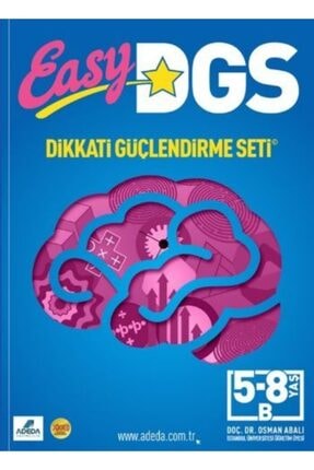 Adeda Yayınları Easy Dikkati Güçlendirme Seti 5-8 Yaş B Kitapçığı  /