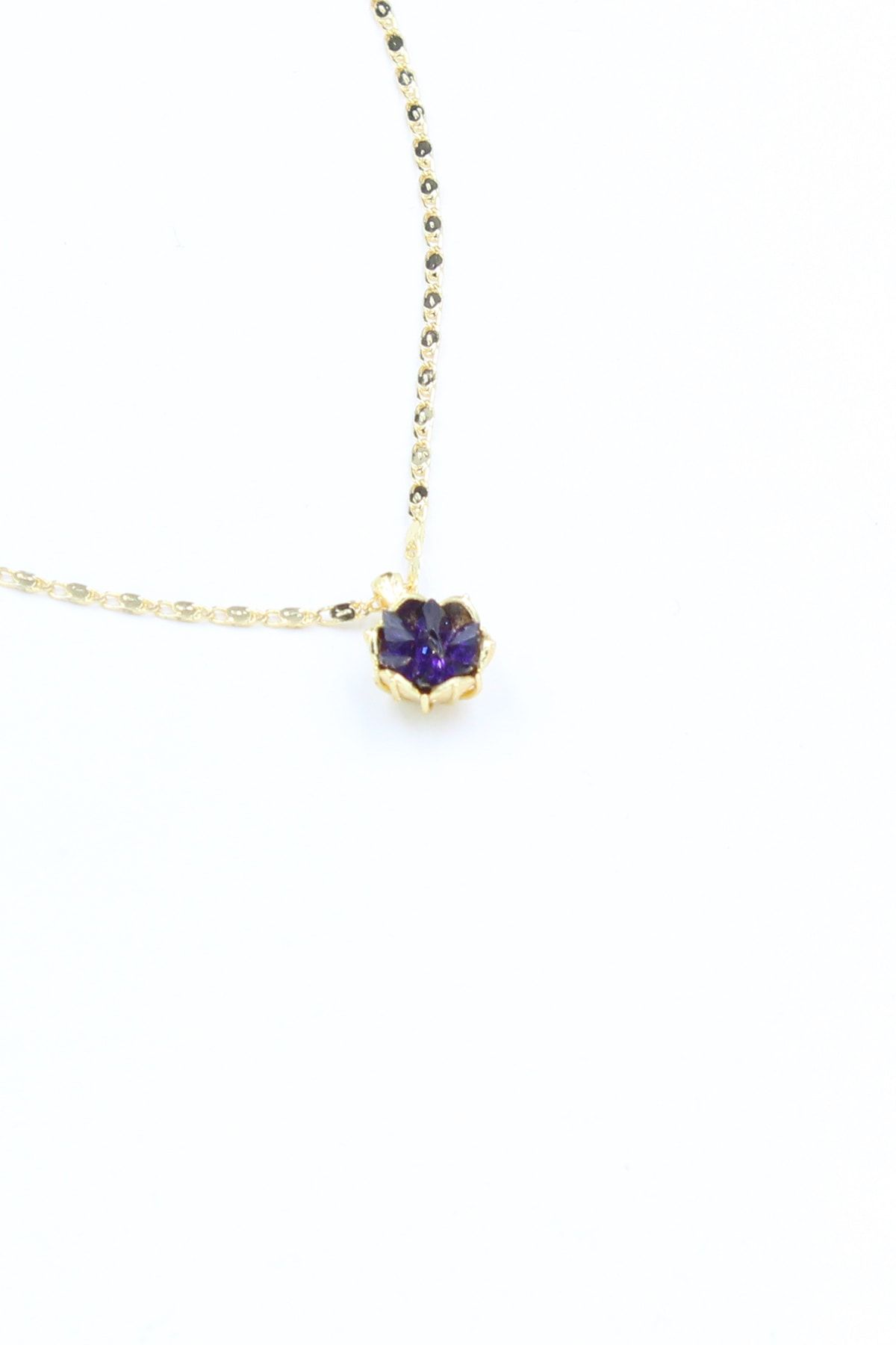 Purple flower sale necklace