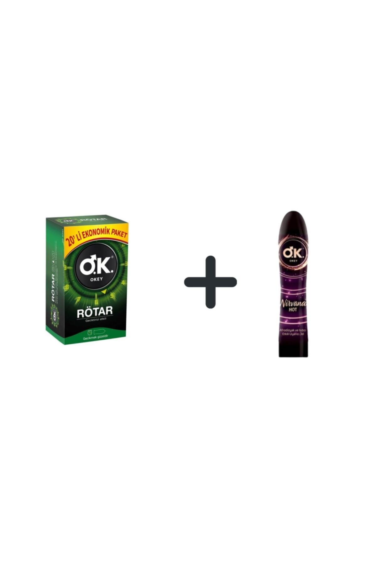 Okey Rötar 20'li Ekonomik Paket + Nirvana Kayganlaştırıcı Jel