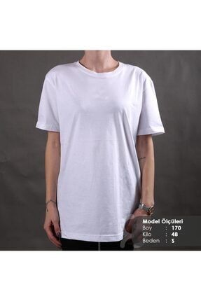 Kadın Basic T-shirt Beyaz H0001