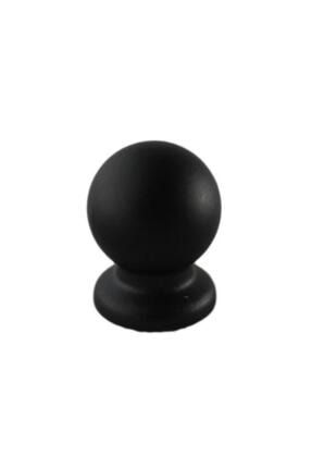 5 Adet Küçük Misket Düğme Siyah 25mm Çapında Çekmece Dolap Mobilya Kulpları Bablife-5-Düğme-Misket-S-25