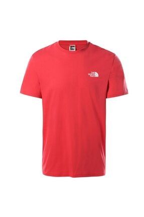 Erkek Kırmızı Simple Dome T-shirt T92TX5V34