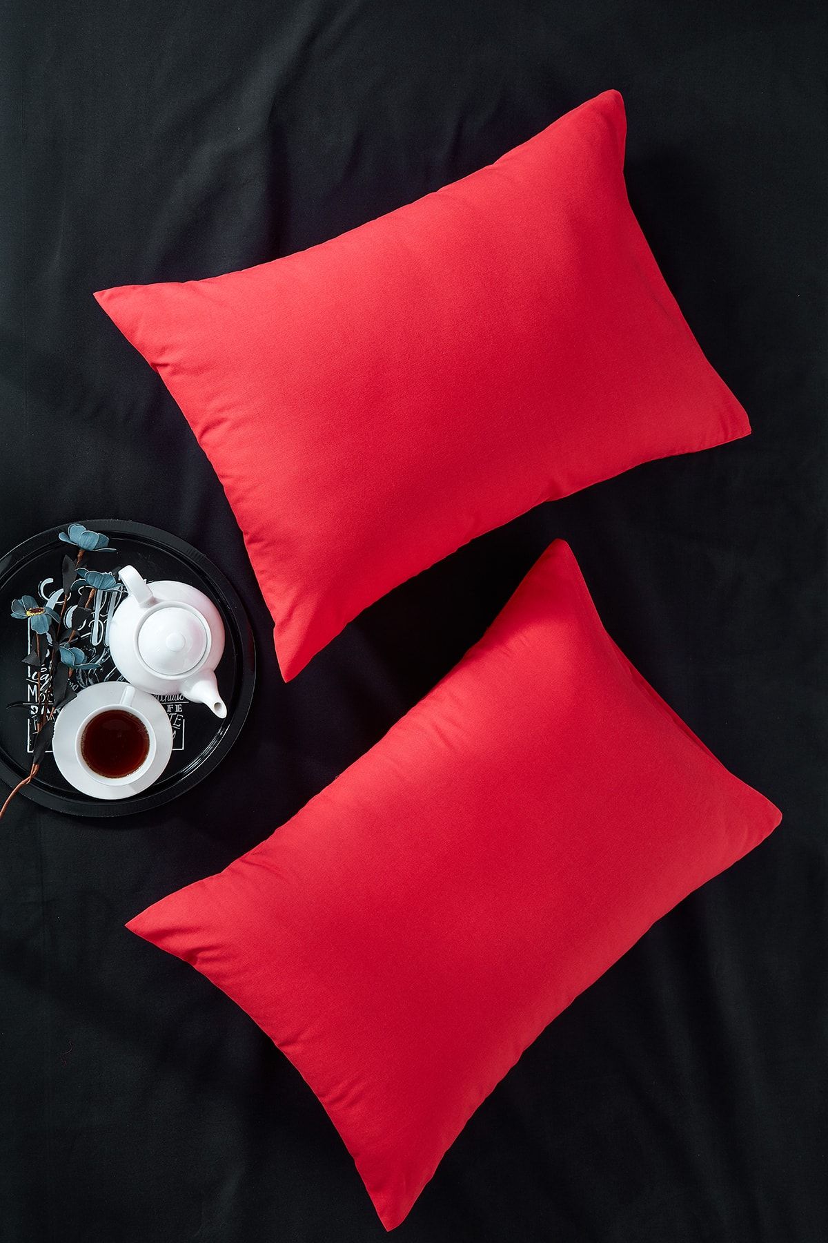 Pillow shop cases red