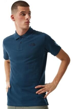 Erkek Mavi Kısa Kollu T-shirt 369 NF00CG71