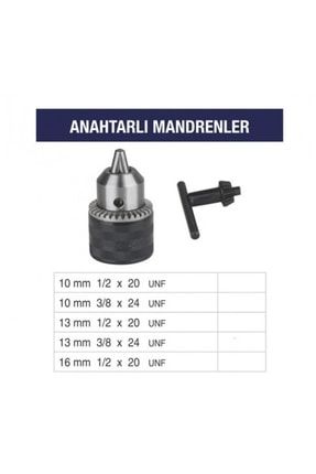 Anahtarlı Mandren 10mm 1/2*20 Unf 8680742214204