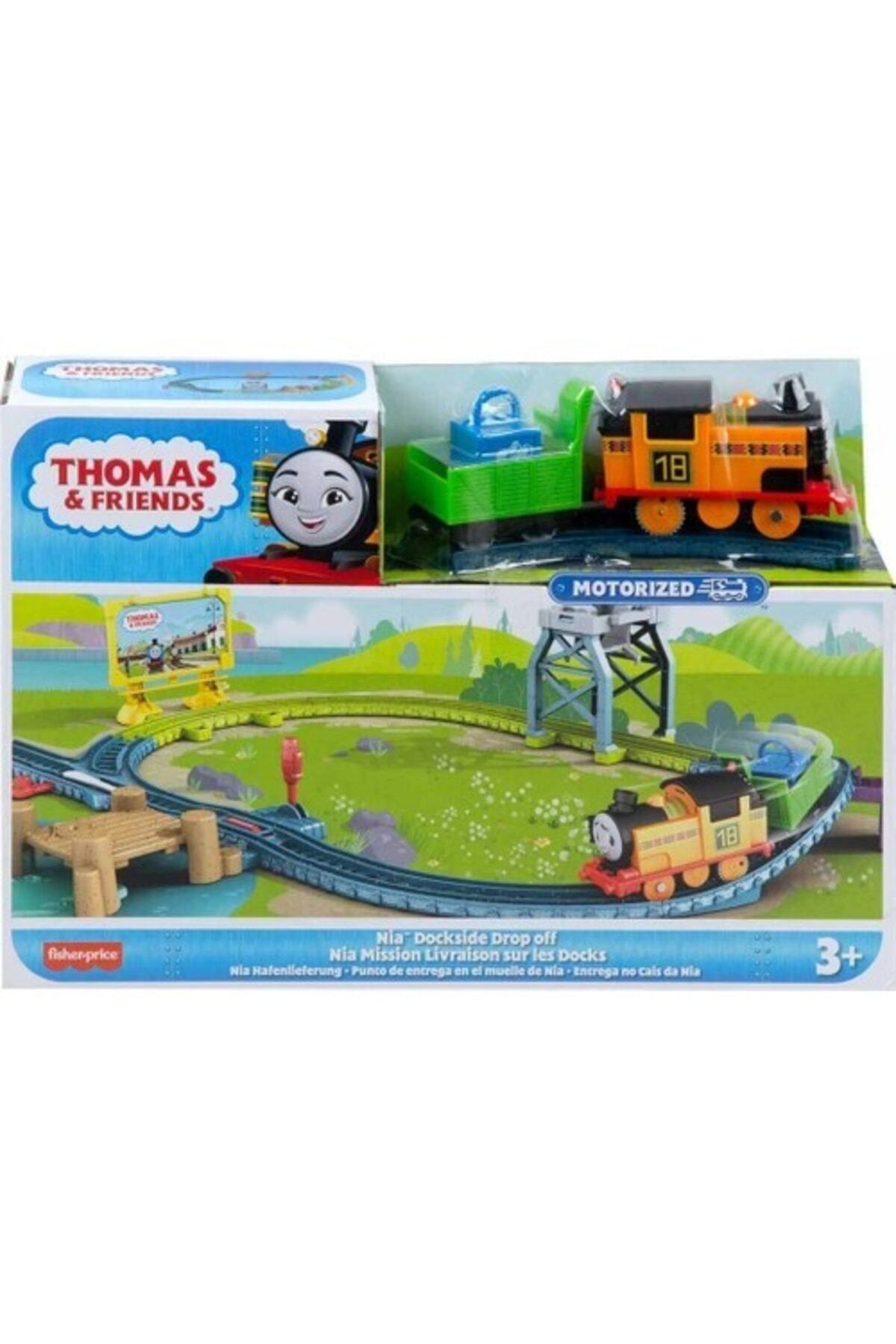 Mattel Thomas Ve Arkadaşları Motorlu Tren- Nia Dockside Drop Off