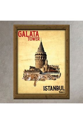 Galata Kulesi Istanbul Serisi 13,5x18 Cm Cm Tablo Galata10016322