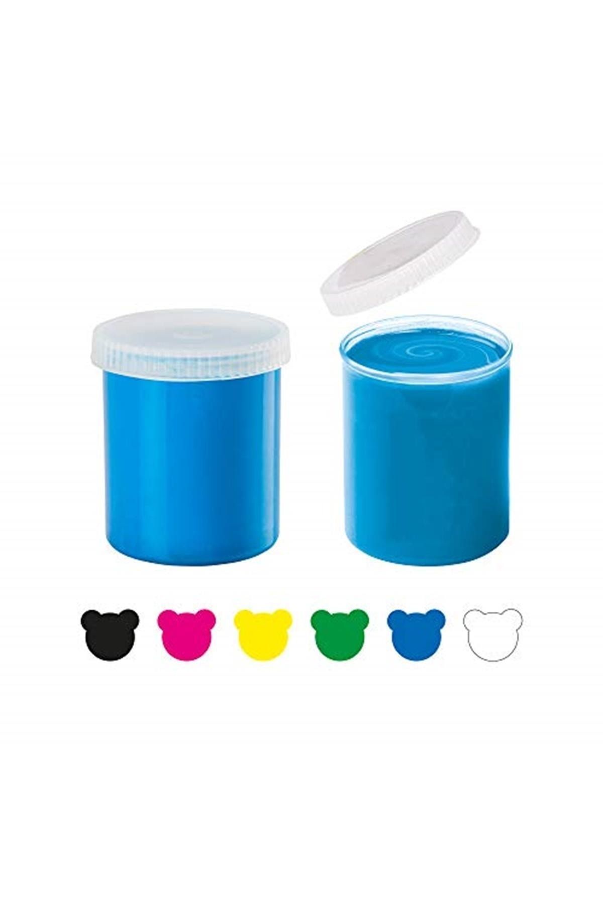 وسایل رنگ آمیزی سفید پسرانه و دخترانه بچگانه نقاشی انگشت قابل شستشو 6 x 80 گرم Carioca