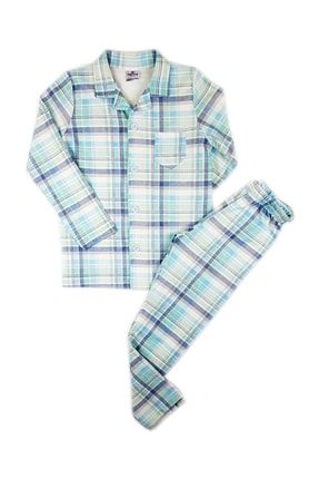 Ekose Desenli Pijama Takımı LG 6077