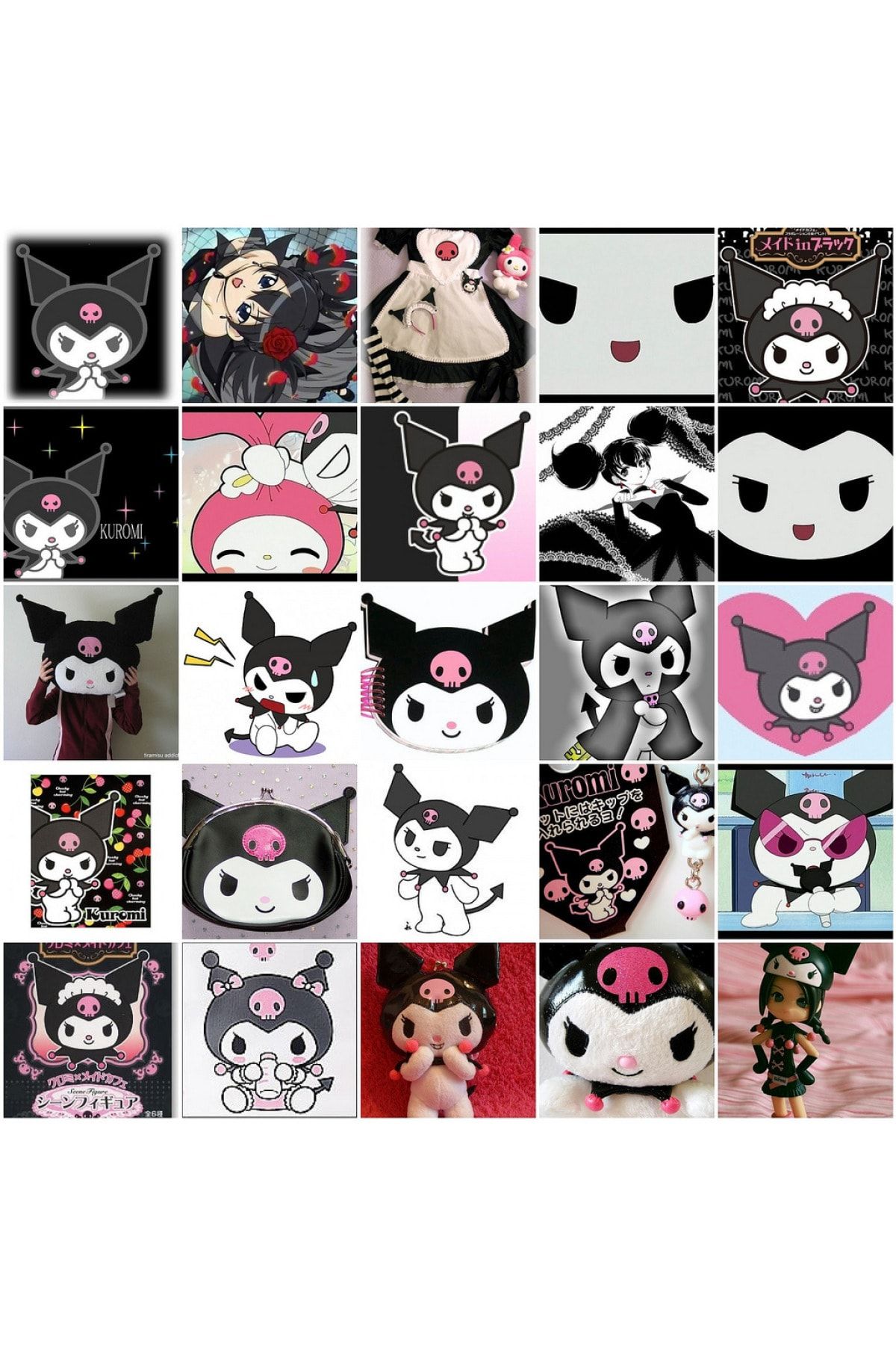 Genel Markalar Kuromi Anime Poster A4 Boyut 21*29 Cm Dijital Baskı 200 ...