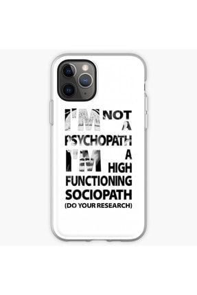 Iphone 11 Pro Telefon Kılıfı Silikon Sherlock - Ben Psikopat Değilim... 11pro1000051821