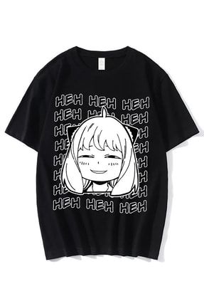 Anime Spy X Family Anya Forger Siyah (unisex) T-shirt rg2460