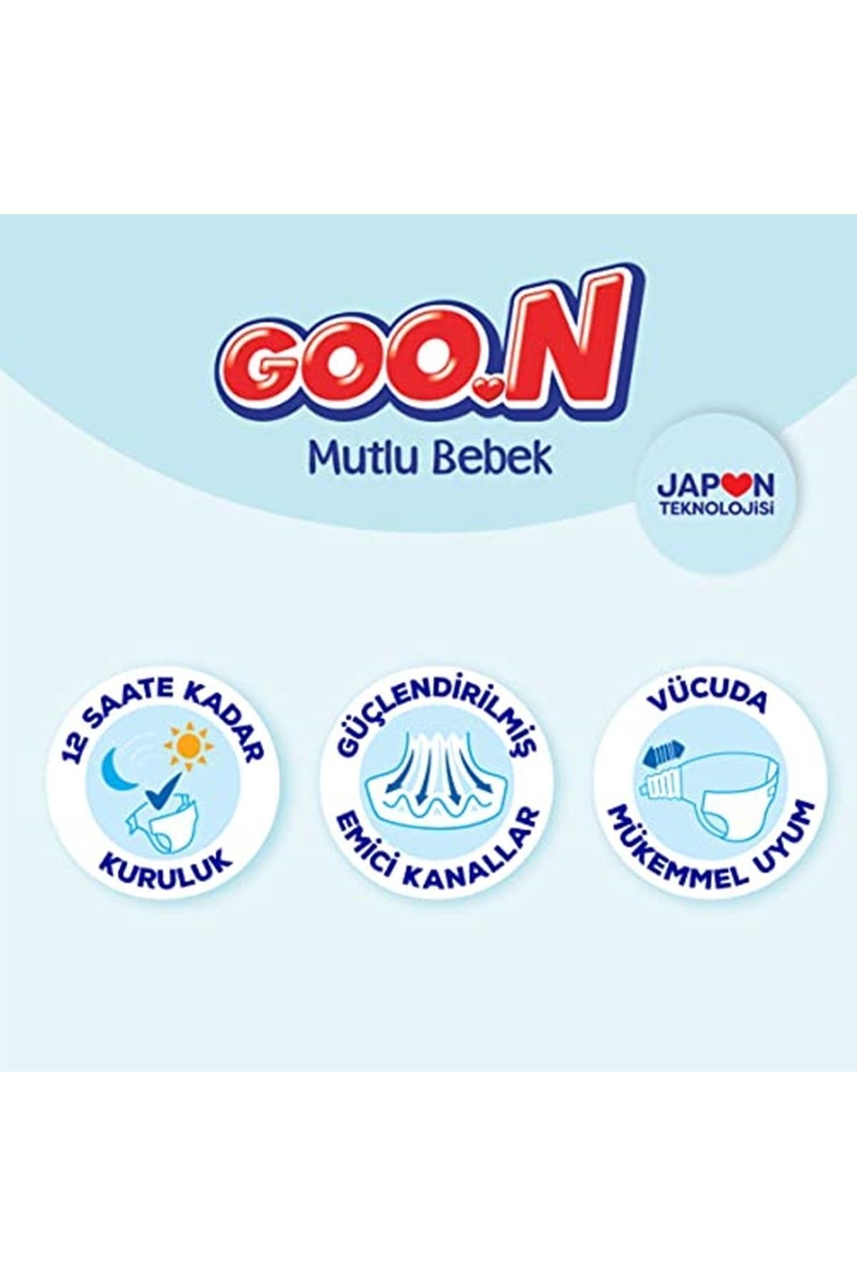 Goo.n Bebek Bezi Mutlu Bebek Bant 3 Beden 100 Adet 7-12 kg fotoğrafı 3 (önizleme)