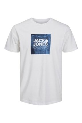 Jack Jones Star Erkek Tişört 12212912 12212912-White