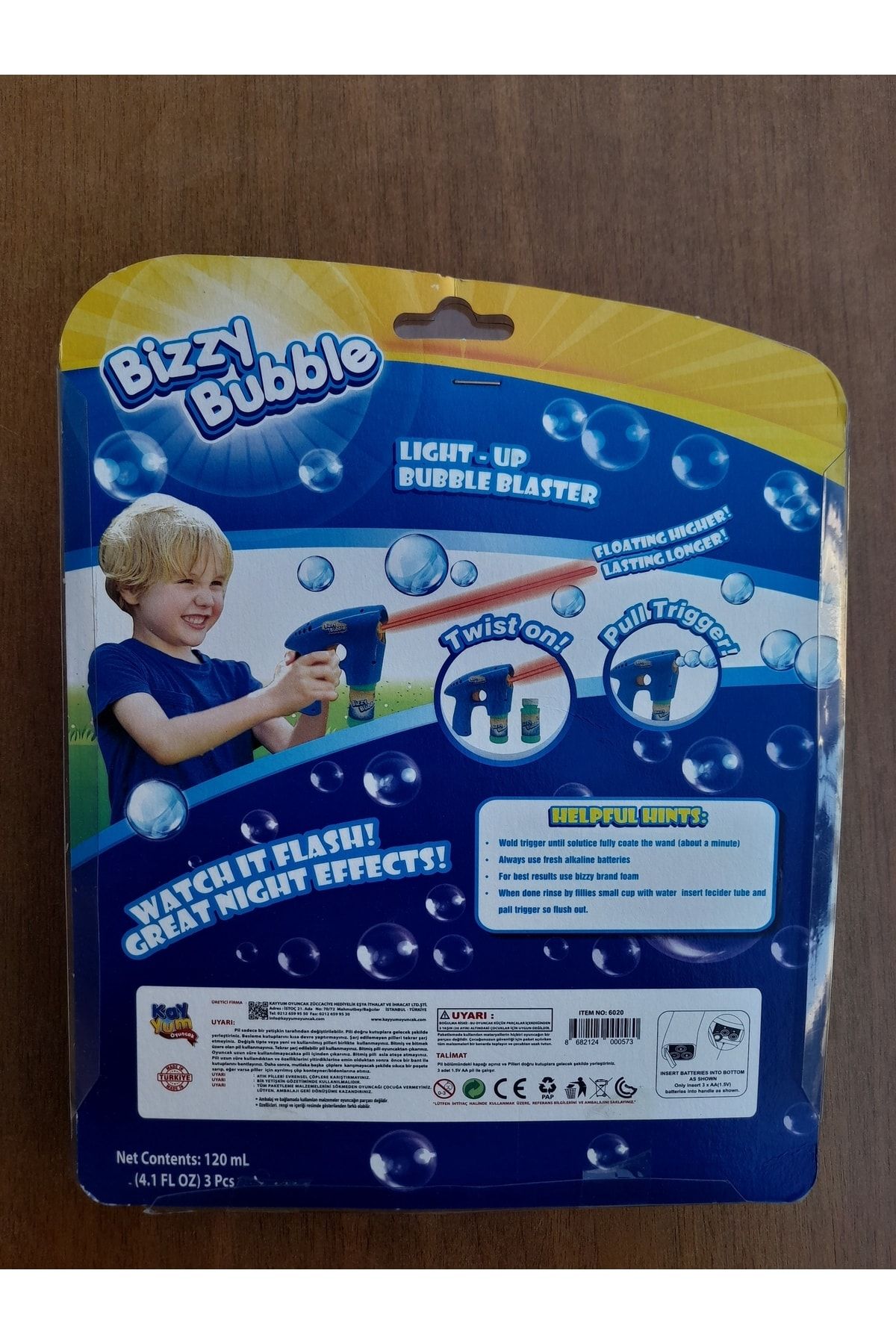 Büyük Boy Işıklı Köpük Tabancası - 3