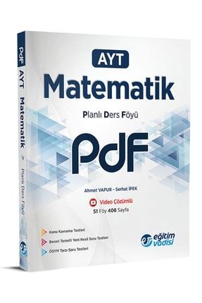 Yks Ayt Pdf Matematik Video Anlatım Destekli 2020 FC9786051945064