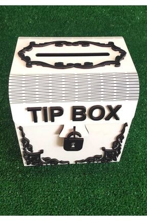 Beyaz Tip Box Kumbara Ve Bahşiş Kutusu Tipbox Wdlmpsndtpbx001