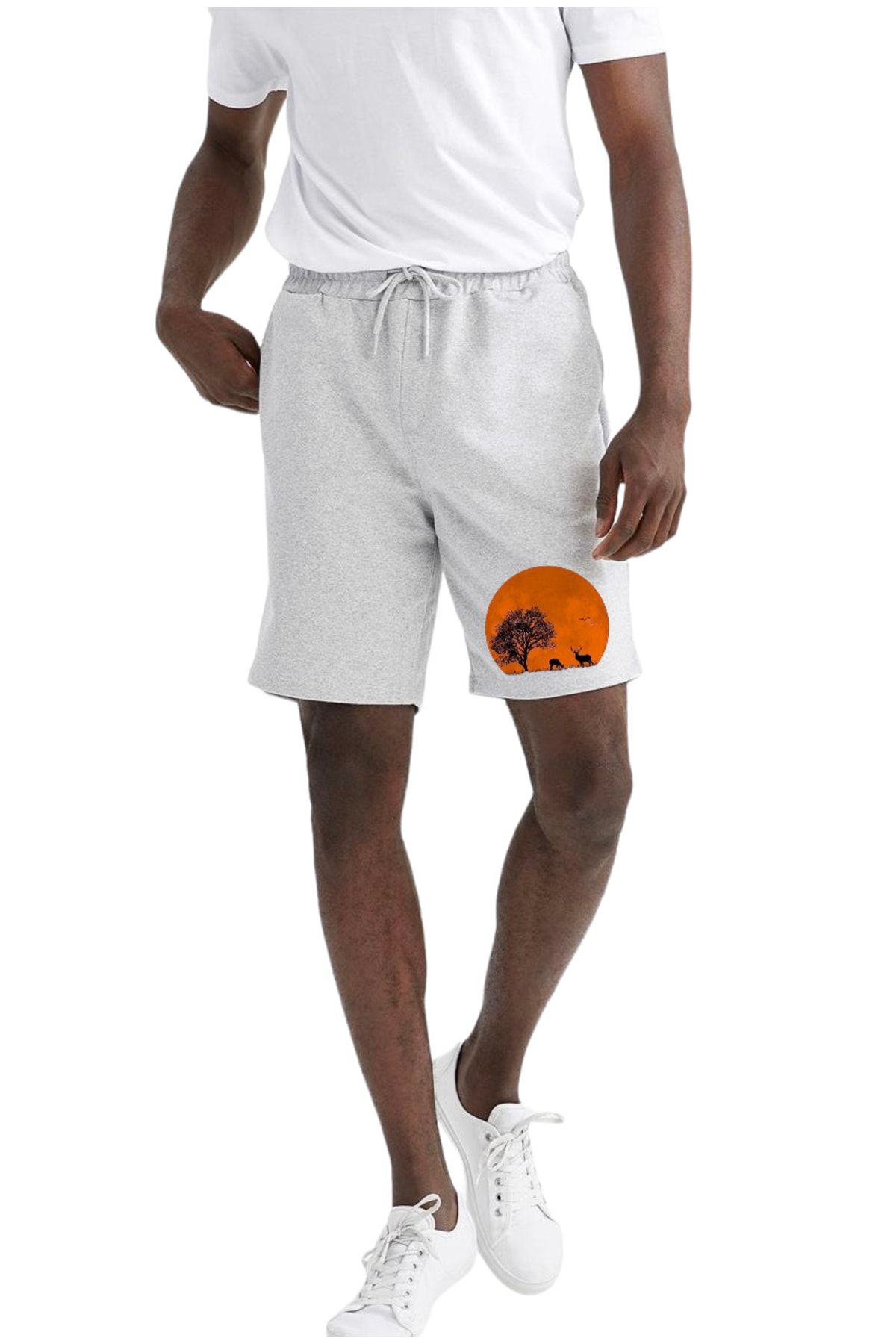 Baskılı Unisex Şort
