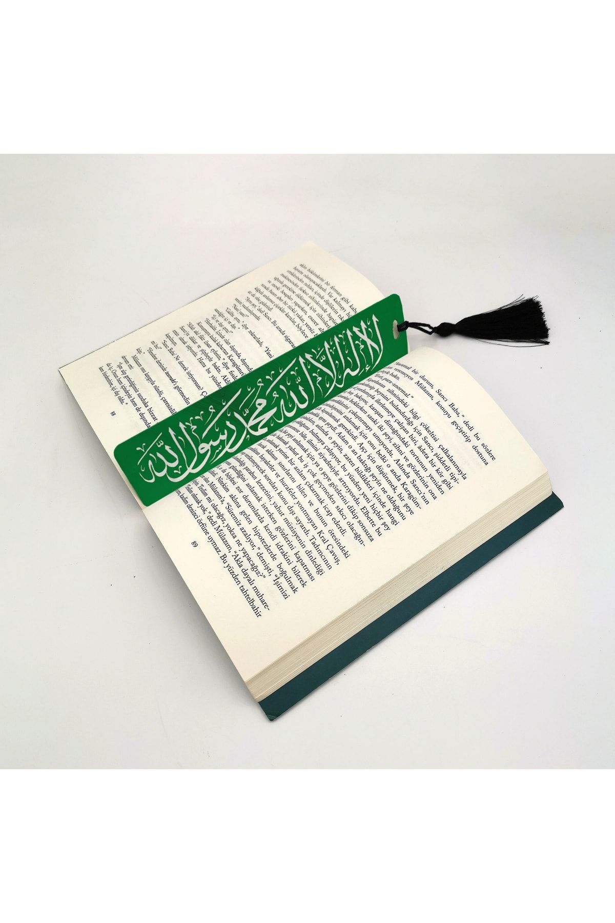 Sadrazam-Kalima Tawhid Printed, Tasseled Bookmark (GIFT BOOKMARK, AYRAÇ-014) 2