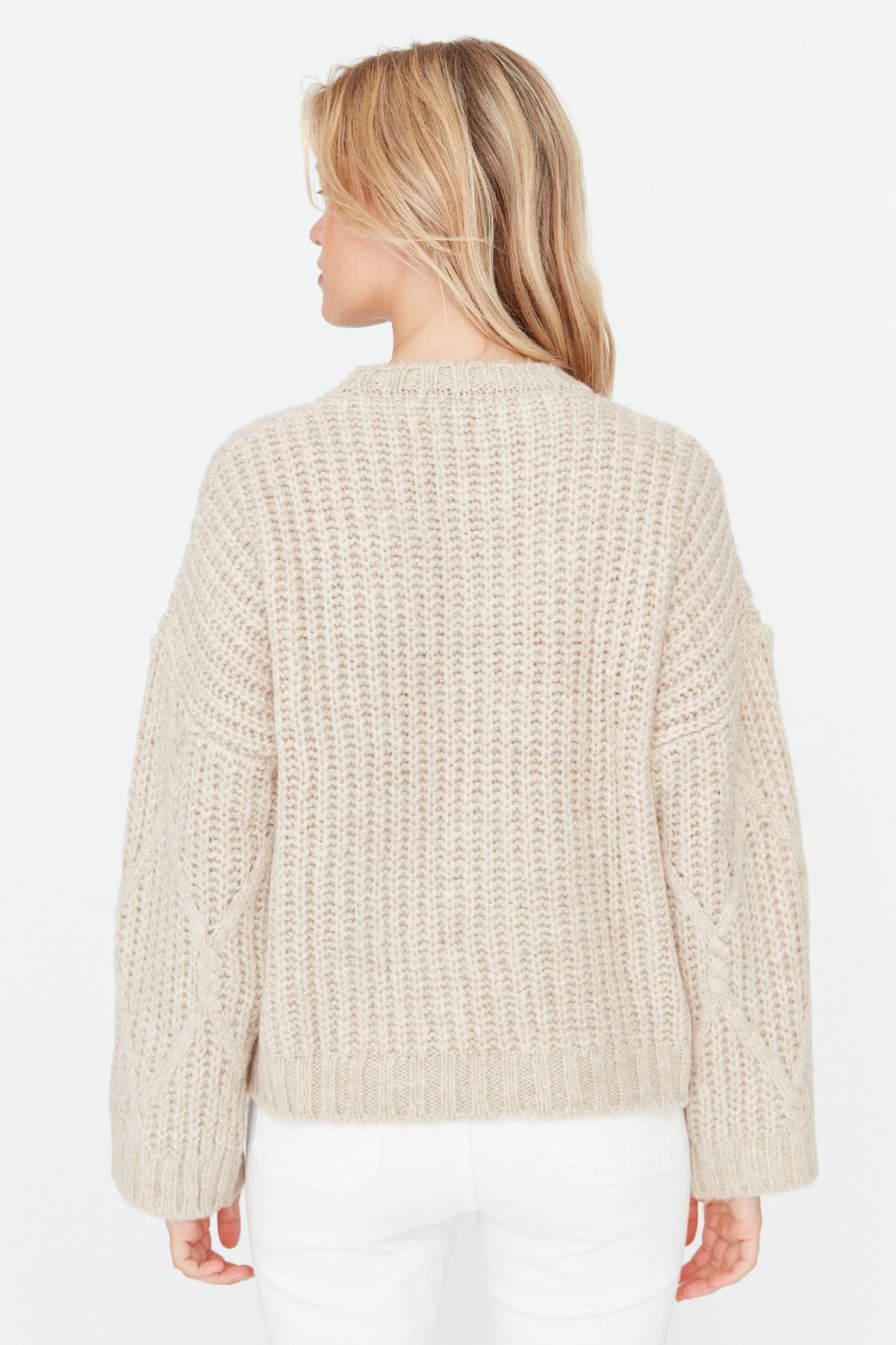 Trendyol Collection-Weit geschnittener Pullover aus weichem, strukturiertem Strick – TWOAW23KZ01373 5