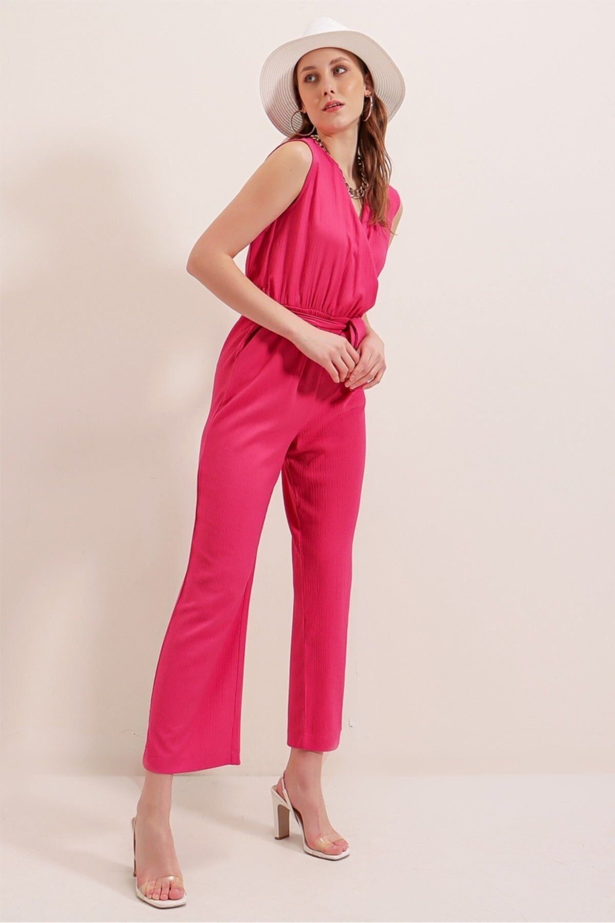 Dark hotsell pink jumpsuit