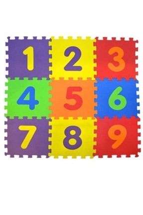Bebek Aktivite Halısı Çocuk Oyun Karosu Eva Puzzle Yer Matı Sayılar 9 Parça RLTSH21525H31