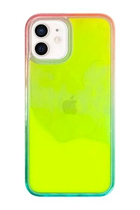 Neon Bumper Iphone 12 / 12 Pro Karanlıkta Parlayan Sarı Silikon Kılıf CMP-CN-MBLCDD-ELKTRNK-KLF-179022