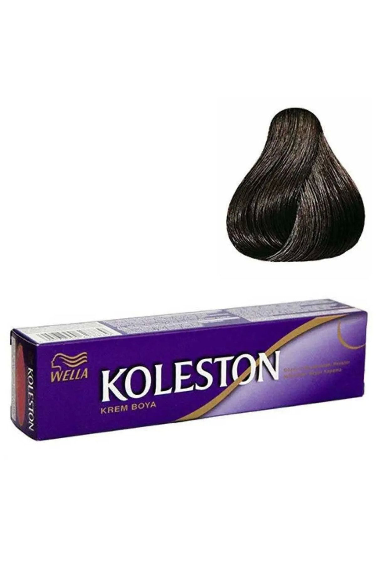 رنگ مو چند مردانه و زنانه لوله ای قهوه 4 0 Wella