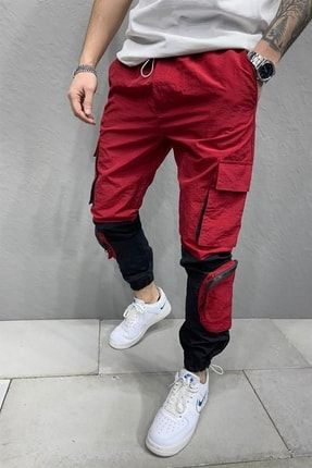 Erkek Paraşüt Jogger - Kırmızı JGGR7513