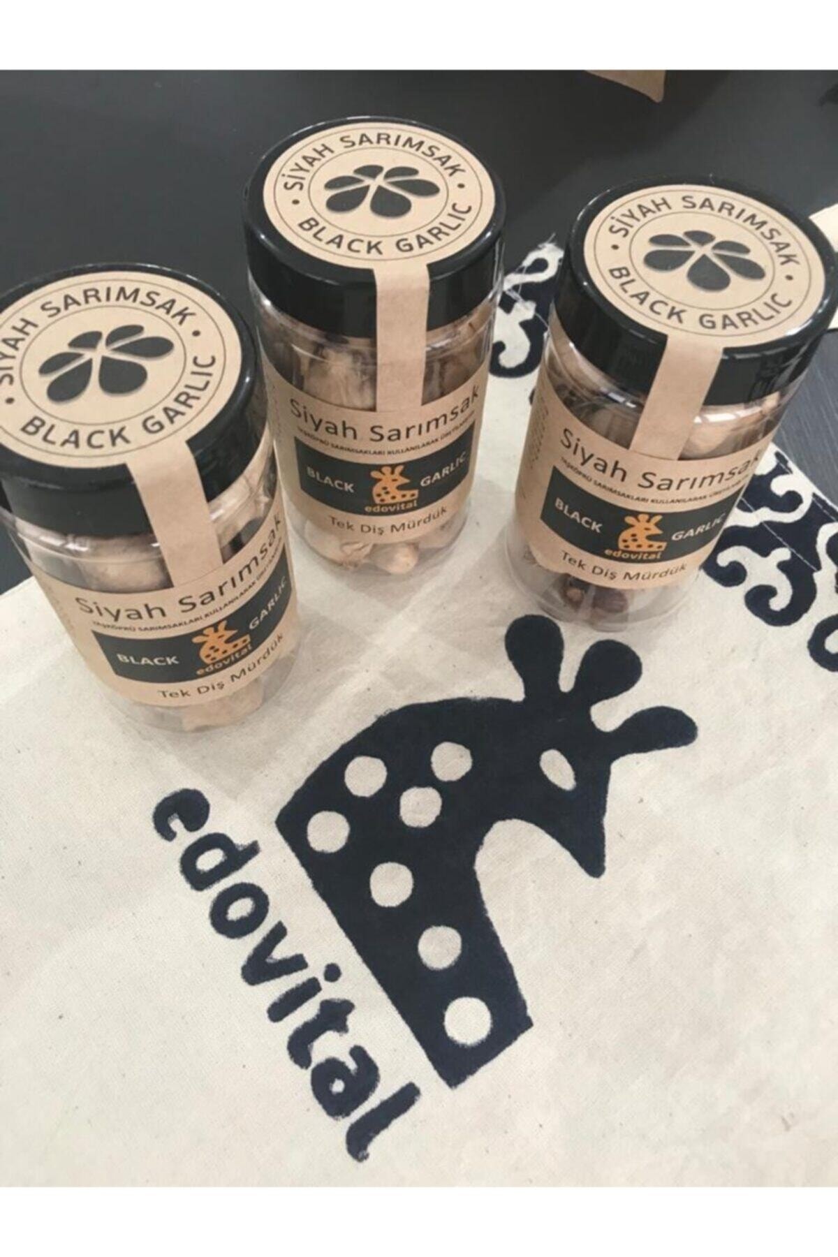 Edovital Siyah Sarımsak Tek Diş Mürdük 150 gr 3 Adet