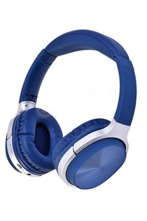 Hz830 Bt Süper Kalite Kablosuz Bluetooth Kulaklık 5.0 Gürültü Azaltıcı Kulak Üstü Kulaklık - Mavi hz830