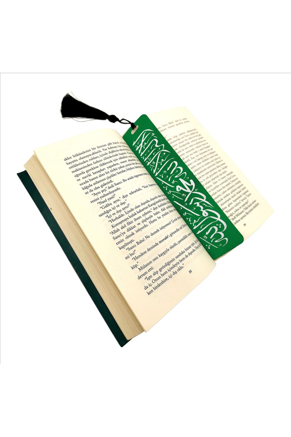 Sadrazam-Kalima Tawhid Printed, Tasseled Bookmark (GIFT BOOKMARK, AYRAÇ-014) 4
