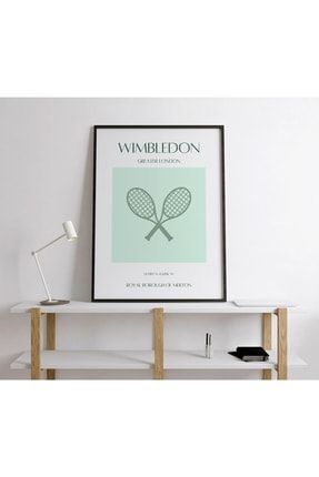 Wimbledon Poster - Tablo Ölçülerinde Ve Yüksek Çözünürlükte - Çerçevesiz Tenis Posteri POSTERX33